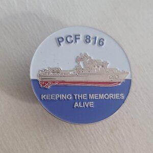 PCF 816 Patrol Craft Fast Swift Boat Vintage Lapel Pin